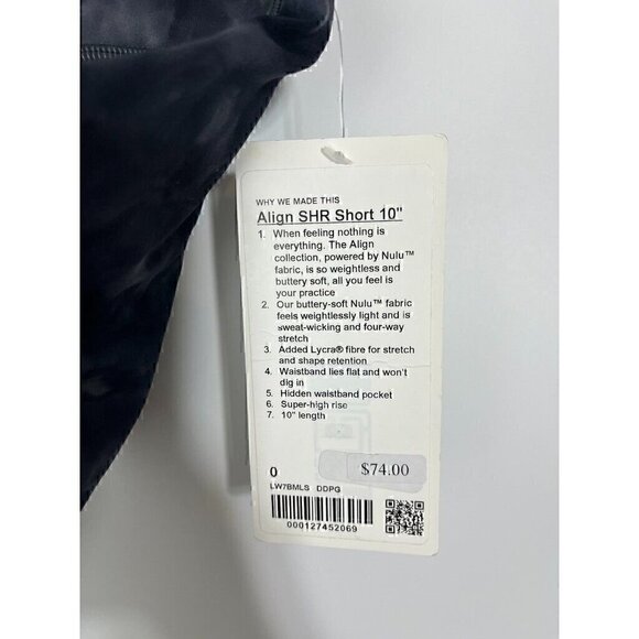 Lululemon Womens Align SHR Short 10" DDPG Sz 0 - Picture 3 of 11